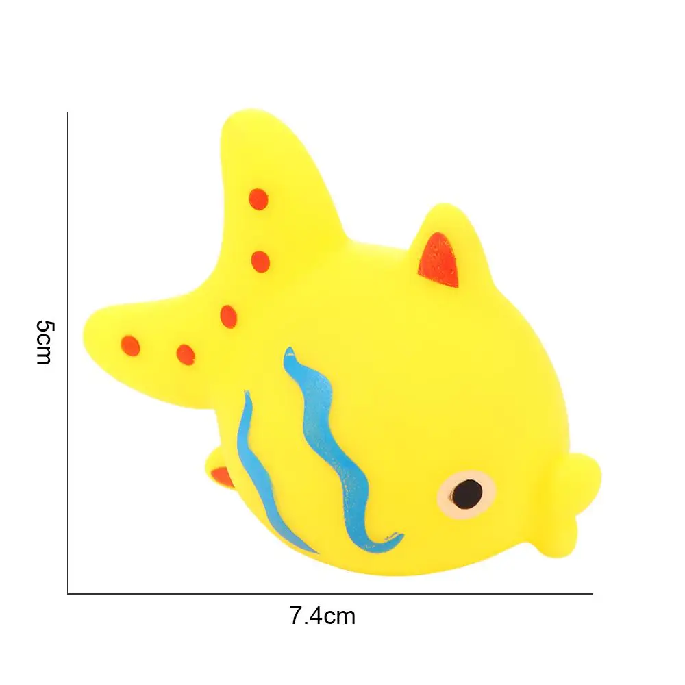 Weiche Nette Kinder Squeeze Sound Quietschende Bunte Bad Spielzeug Schwimmen Wasser Spielzeug Baby Bad Spielzeug Float Dusche