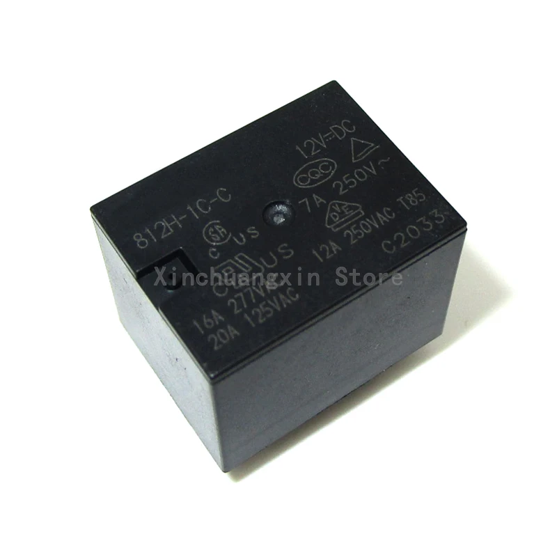 812H-1C-C 812H-1A-C 812H-1C-C -5VDC 12VDC 812H-1C-C-24VDC 5PIN 4PIN 16A power relay