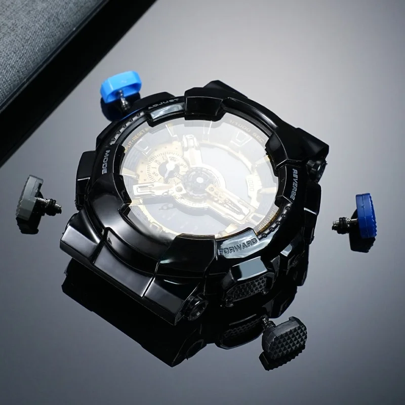 Watch Pushers Buttons Kit For Casio GA-110 G-Shock GA-100\120 GD-100\120 Watch Accessories Waterproof Button Watch Replace Parts
