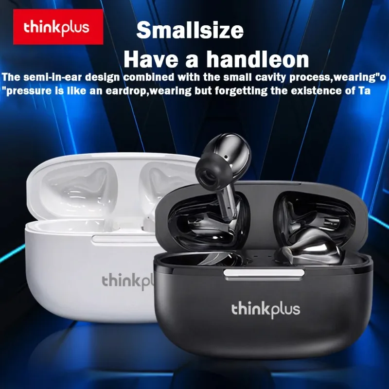 سماعات Thinkplus TWS بلوتوث مقاومة للماء داخل الأذن سماعات أذن HD ستيريو بلوتوث لاسلكية مع ميكروفون
