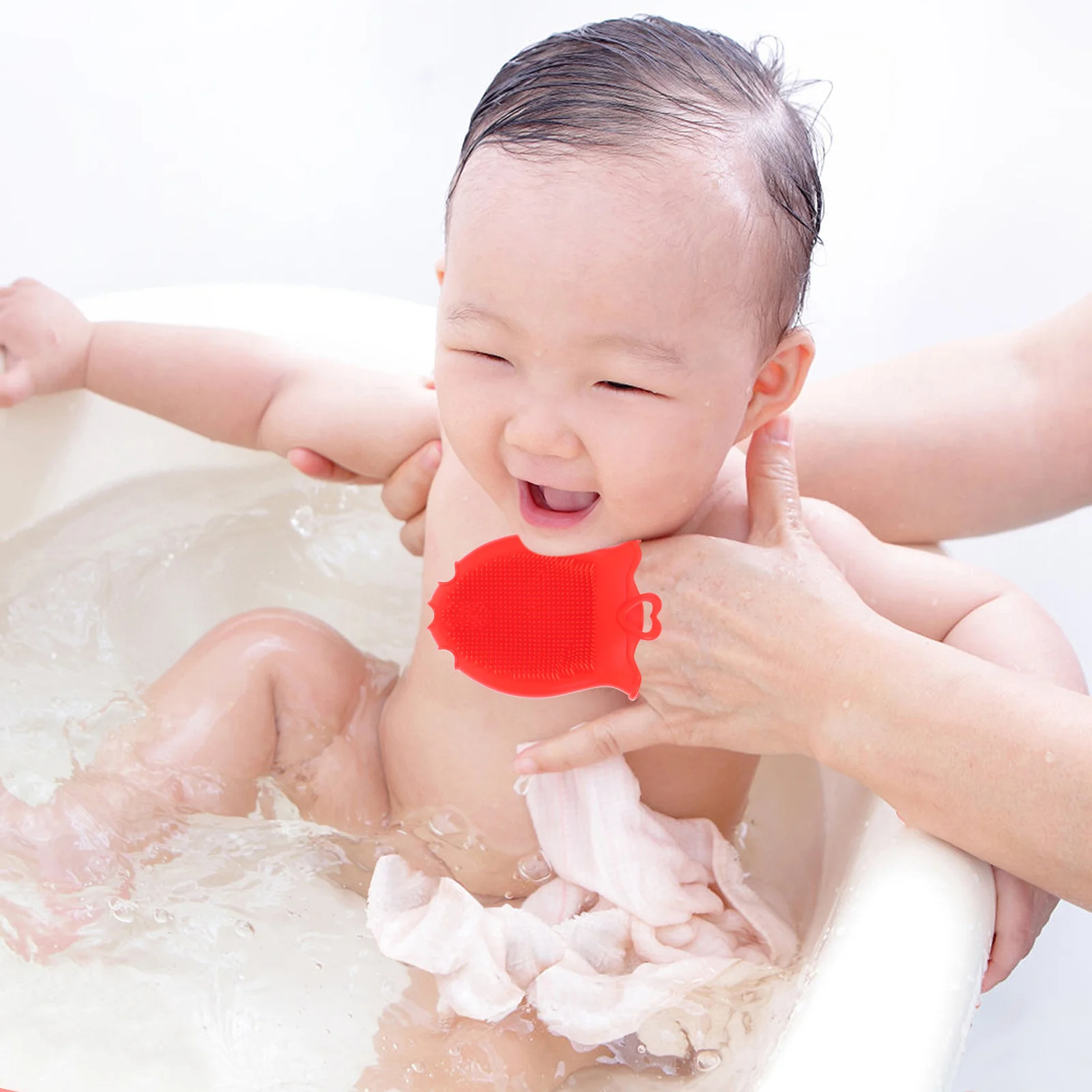 

Shampoo Scrubber for Toddlers Soft Touch Silicone Bath Brush for Sensitive Skin Exfoliating Scalp Care and Comfortable Grip