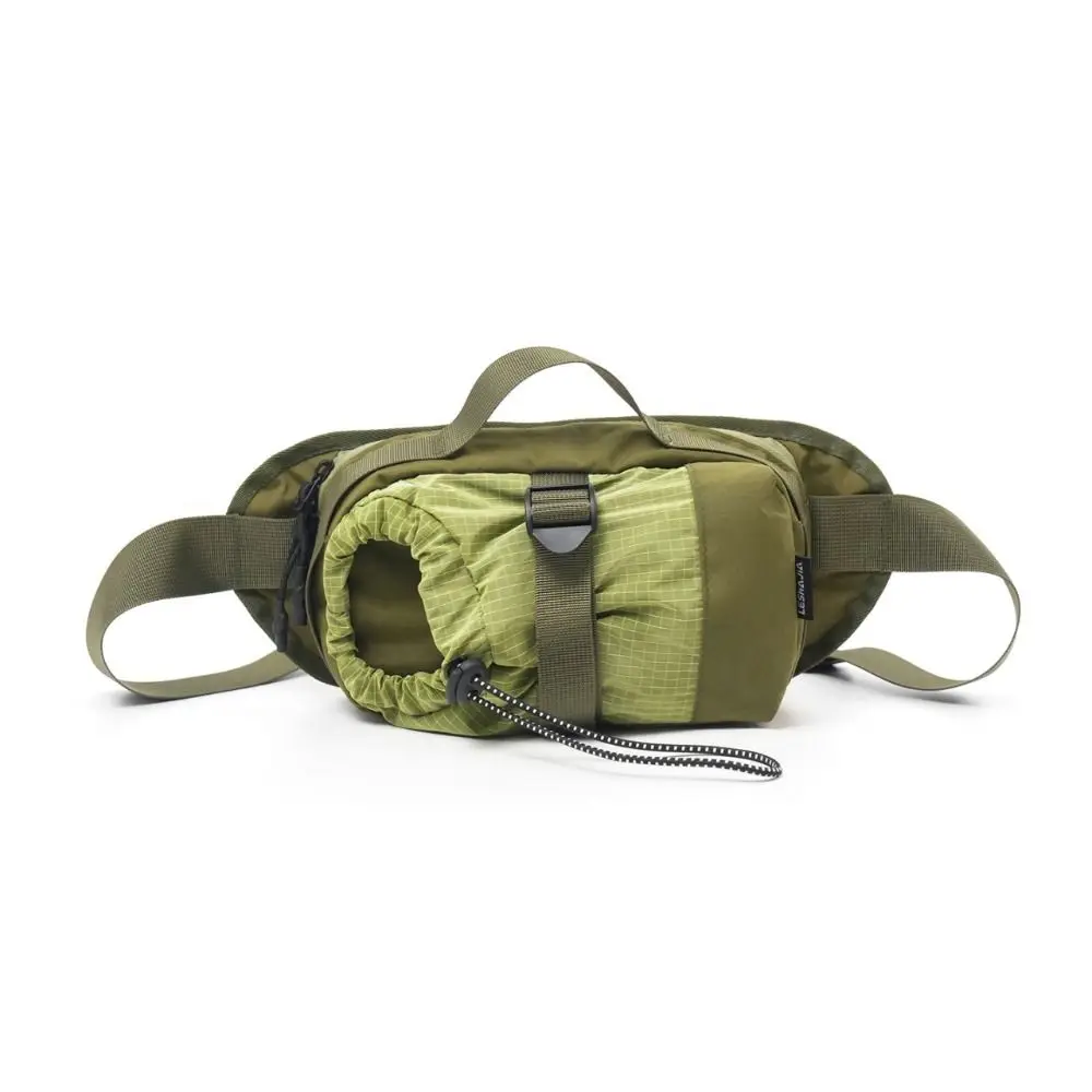 Koreanische Outdoor-Umhängetasche Minimalistisches Design Wasserdichte Unisex-Gürteltasche mit Wasserkocherfach 6 Farben Camping-Schultertasche – Detail 19
