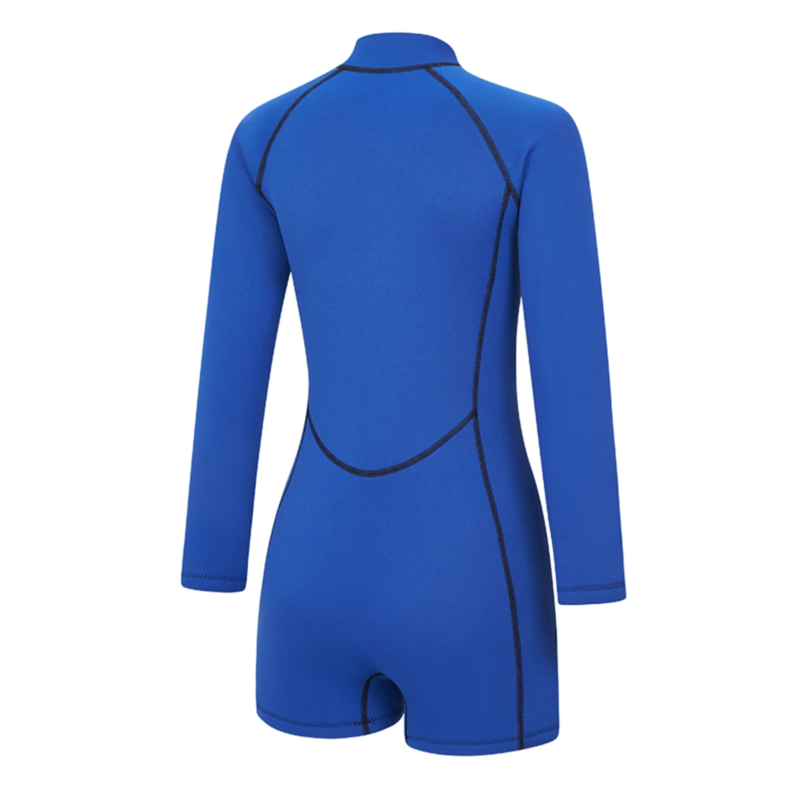 إمرأة 2.5 مللي متر النيوبرين قطعة واحدة ملابس السباحة طفح الحرس ملابس السباحة سستة الجبهة بذلة السباحة تصفح الغوص