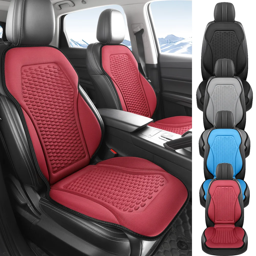 Ice Silk Car Seat Cushion with 3D Wing Design Quick Cooling Sponge Padding for Maximum Comfort During Long Drives