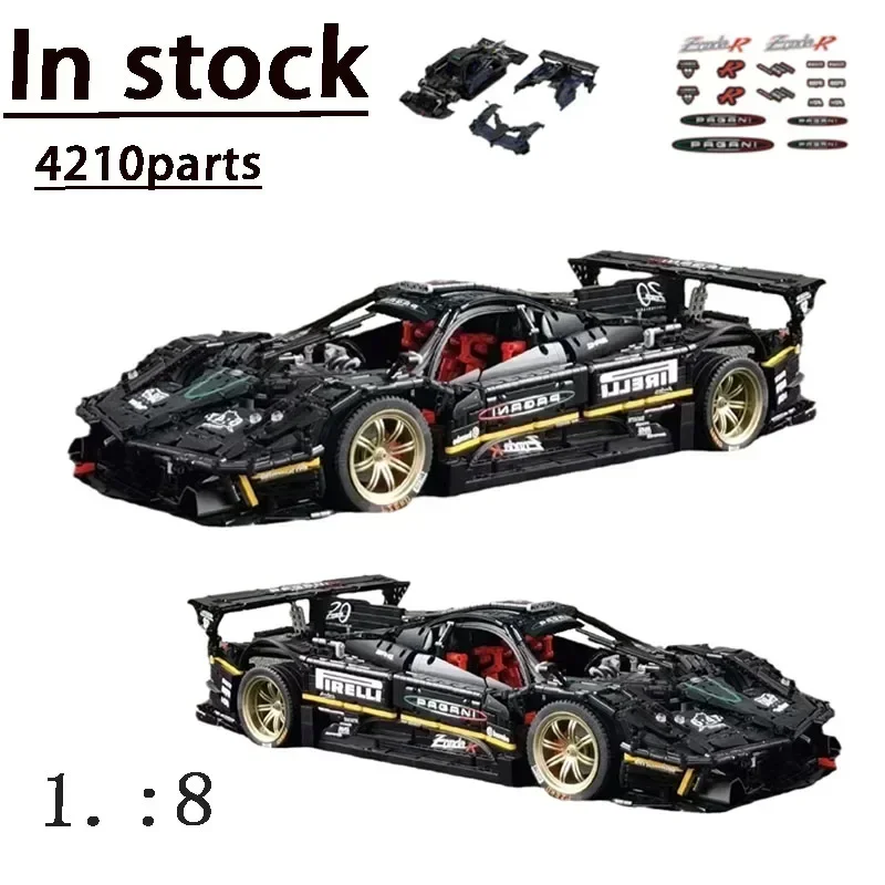 MOC-73 Supercar Track Edition Racing Group Puzzle Model Toy Modified Splicing Building Block 4210pcs Kids Birthday Gift Toys