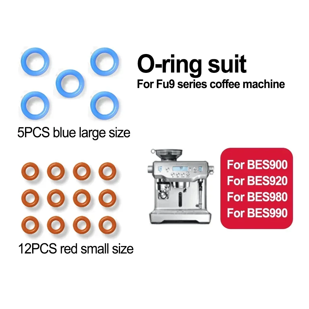 High Pressure Coffee Maker Sealing O Ring Gaskets For BES920 BES900 BES980 Rich 9 Series Replacement  Parts Coffee Accessries