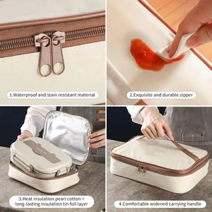 304 Compartimento De Aço Inoxidável Isolado Lancheira, Office Worker, Estudantes Selados, Bento Portátil, Microwae Aquecimento Recipiente De Alimento 6 principais vendas caixa termica com divisoria - №1