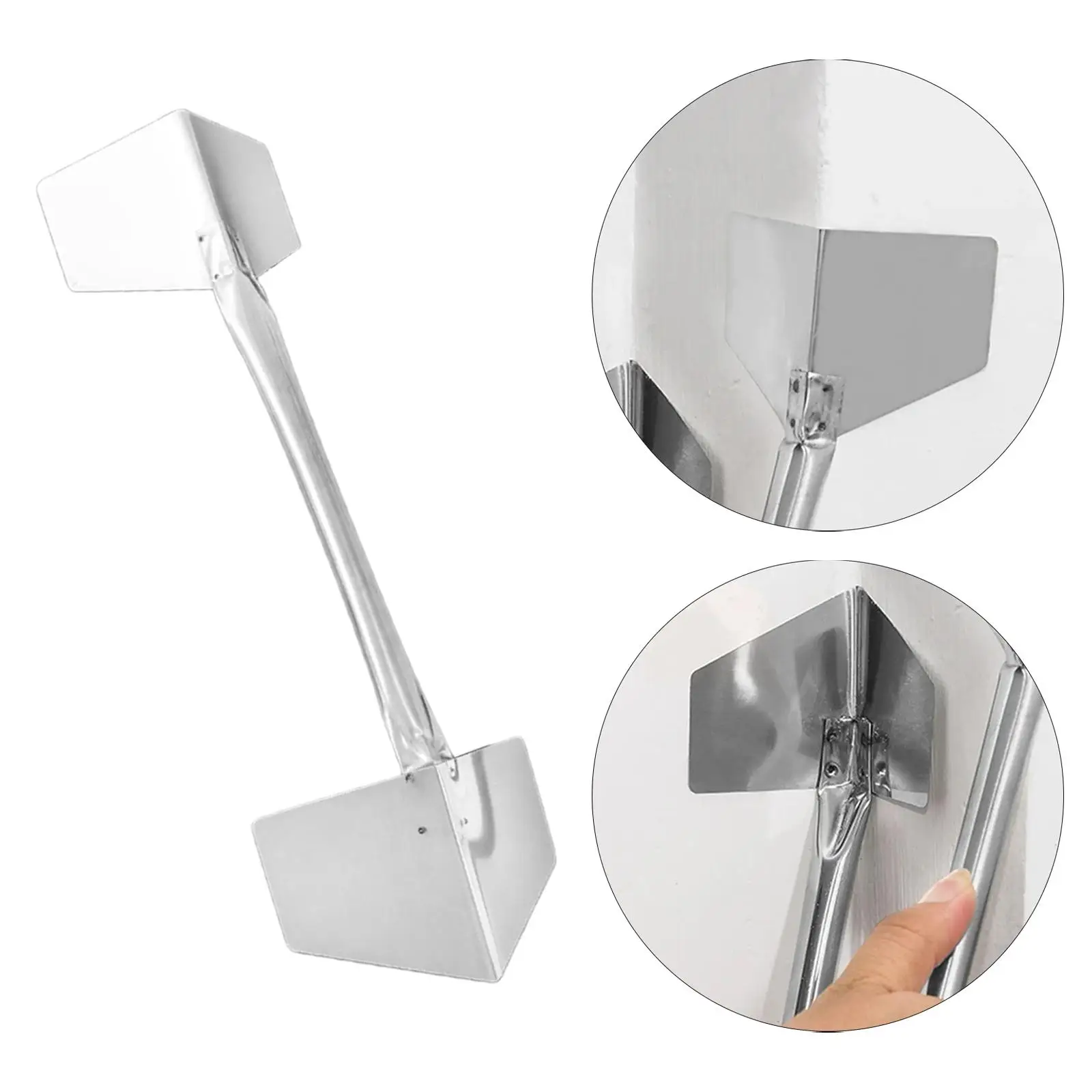 

Шпатель для цемента и углов, из нержавеющей стали, для точной обработки внешних и внутренних кромок гипсокартона