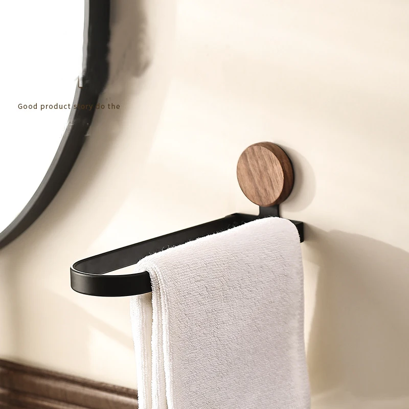 Foldable No Drill Bathroom Towel Rack 3