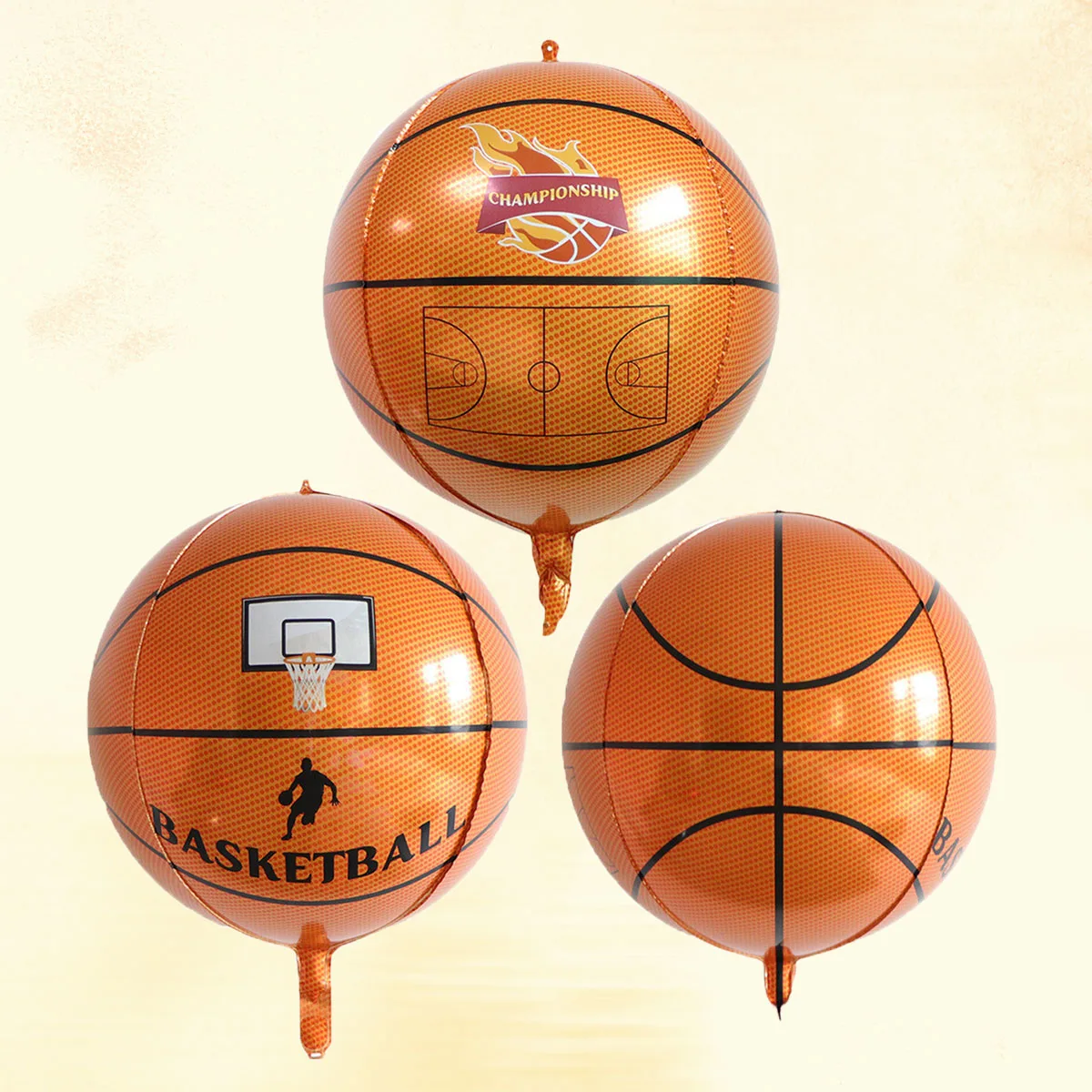 2pcs 4D Football Foil Balloons Stereoscopic Globe Basketball Children\'s Birthday Party Decoration Kid\'s Children\'s Day Gifts