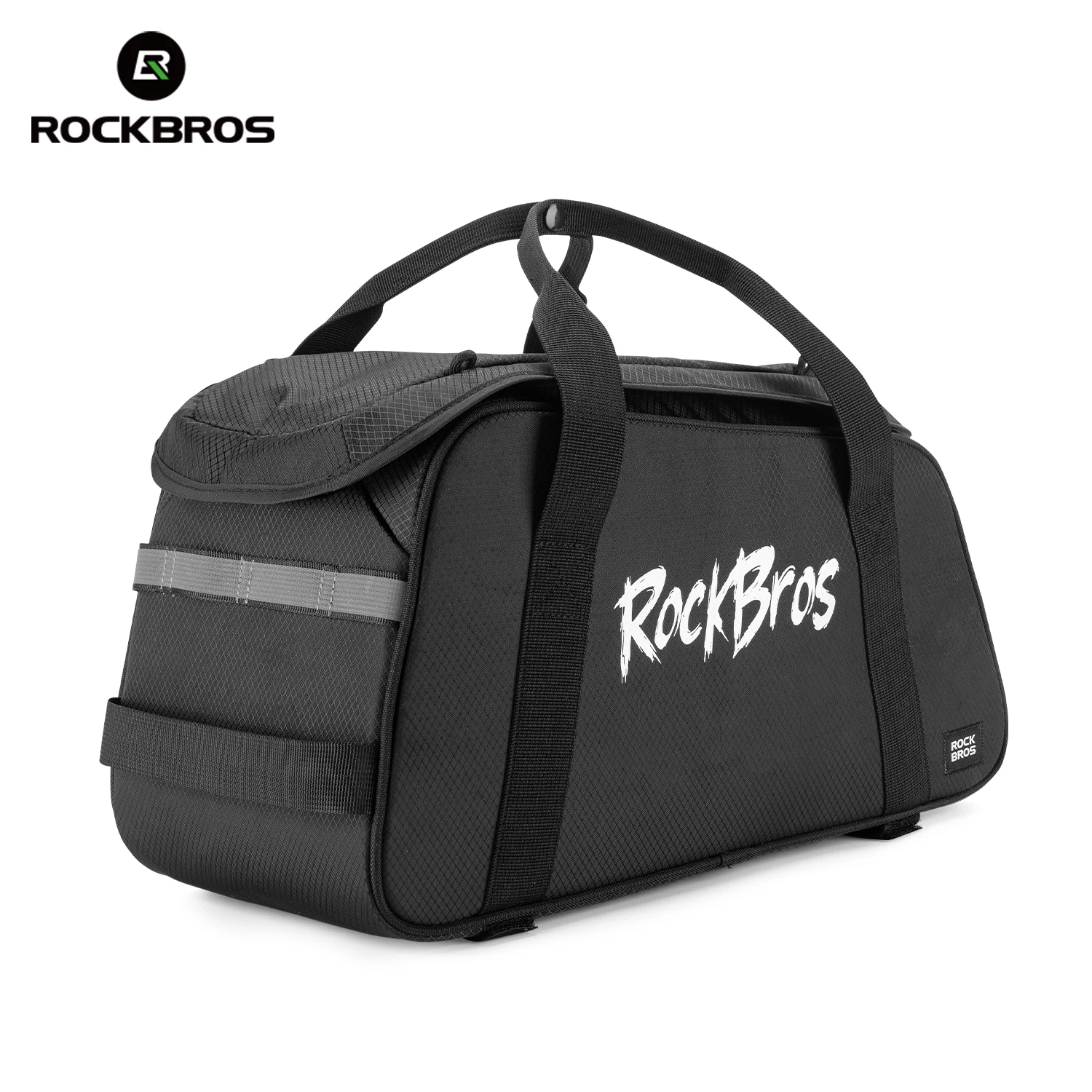 

ROCKBROS Велосипедная сумка на задний багажник водонепроницаемая 10.5 л большая вместимость для шлема многофункциональный рюкзак аксессуары для велосипеда