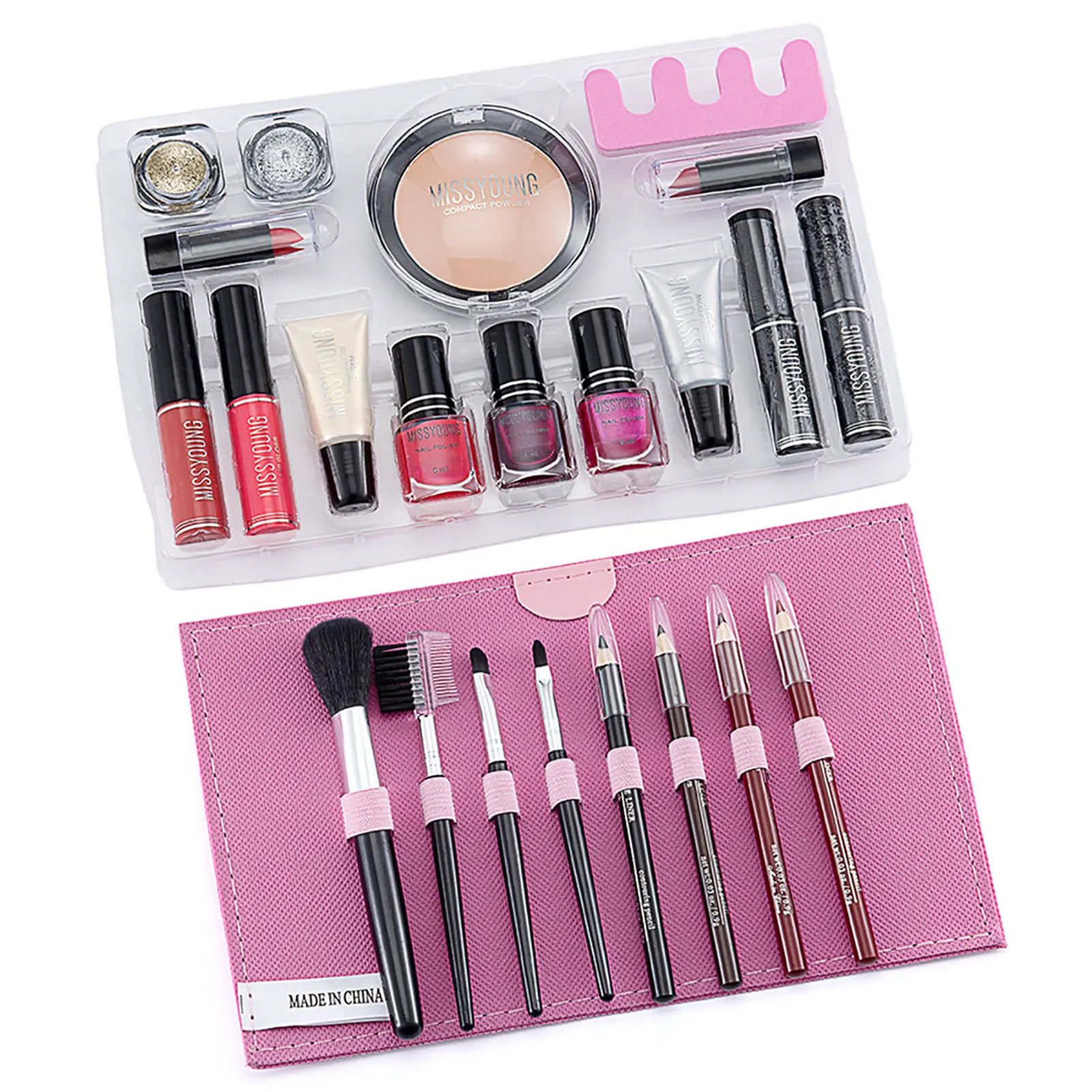30 stücke ALLE INMake-Up Set Box Volle Professionelle Make-Up Künstler Make-Up Box Volle Gesicht Make-Up Kosmetik Gesicht Augen Lippen make-up set