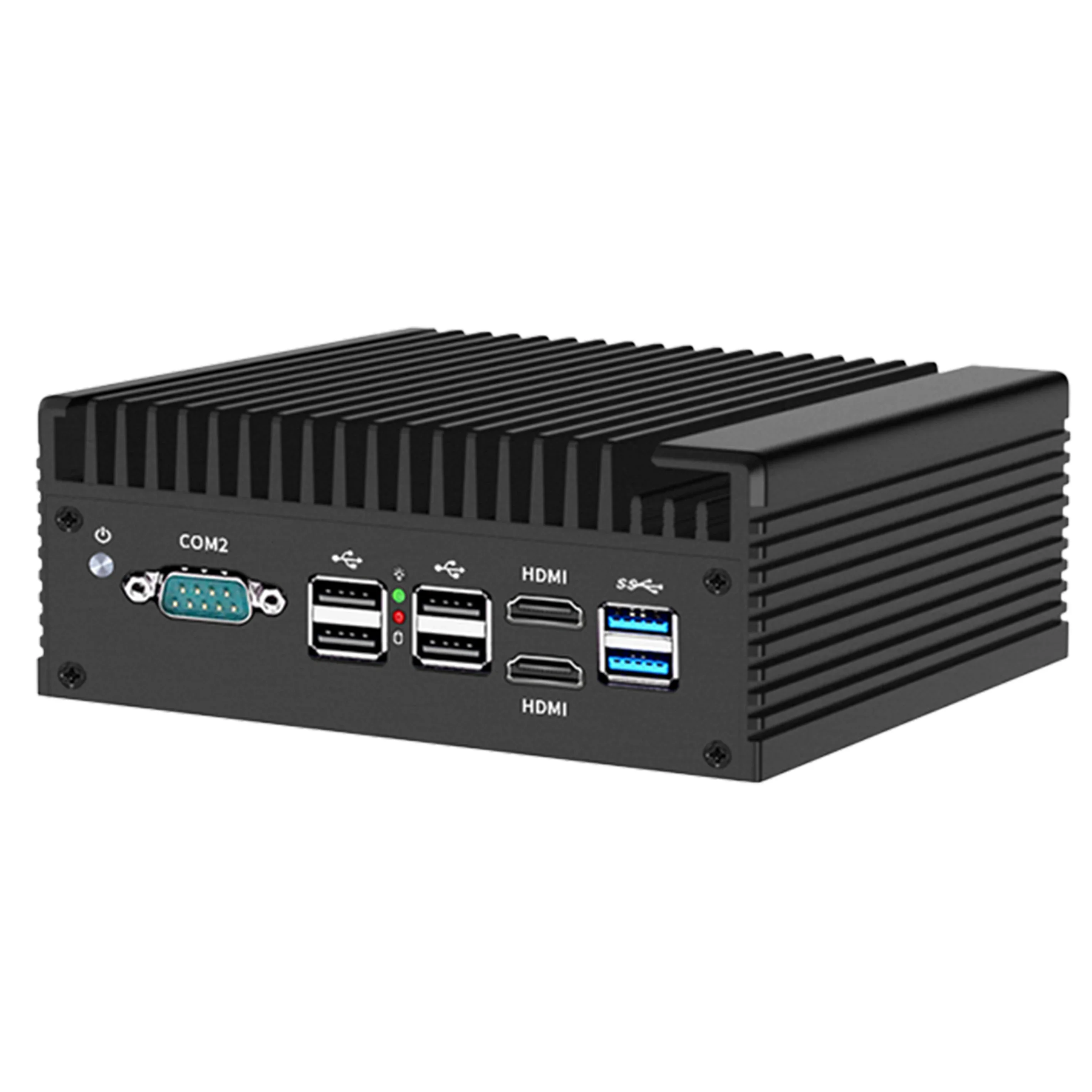 4x i226-V 2.5G Firewall Mini PC 12a generazione Intel i3 N305 N100 Router morbido DDR5 2 * COM 2 * HDMI Computer industriale Raffreddamento efficiente