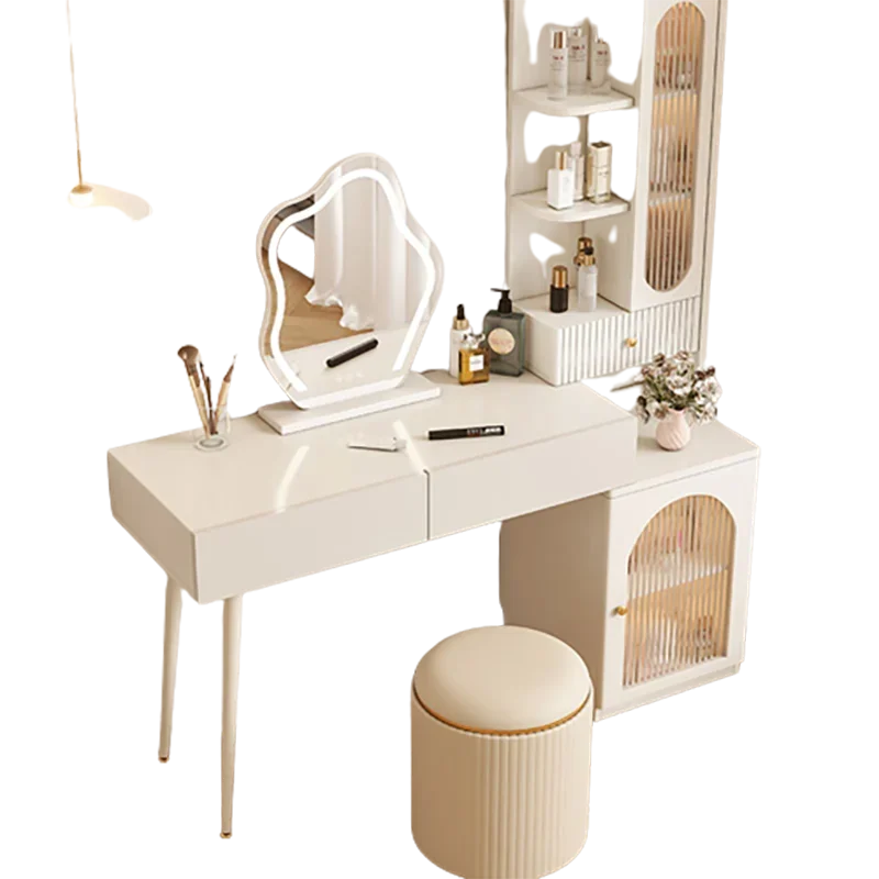 Tocador moderno De lujo para niñas, mueble multifuncional De estilo nórdico para dormitorio, cajón De almacenamiento