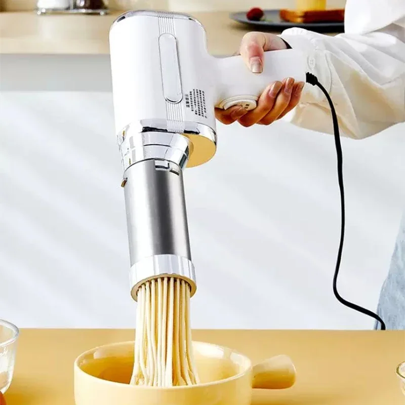 Handheld Portable Home Noodle Maker Fully Automatic Compact Electric Noodle Maker For Making Thin and Wide Noodles
