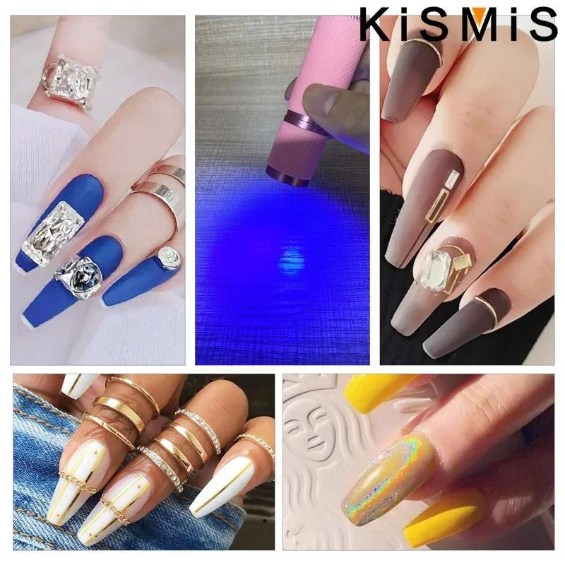 Lámpara secadora de uñas UV portátil, Mini equipo LED de secado de uñas duradero para el salón en casa, herramientas de decoración de uñas, accesorios esenciales