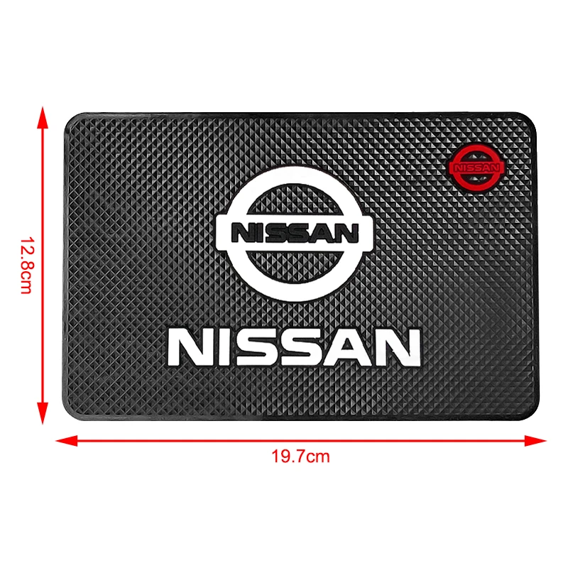 Car Ornament PVC Anti-Slip Mat Sticky Pad Dashboard Accessories For Nissan Qashqai J11 J10 X-trail T32 Juke Altima Sentra