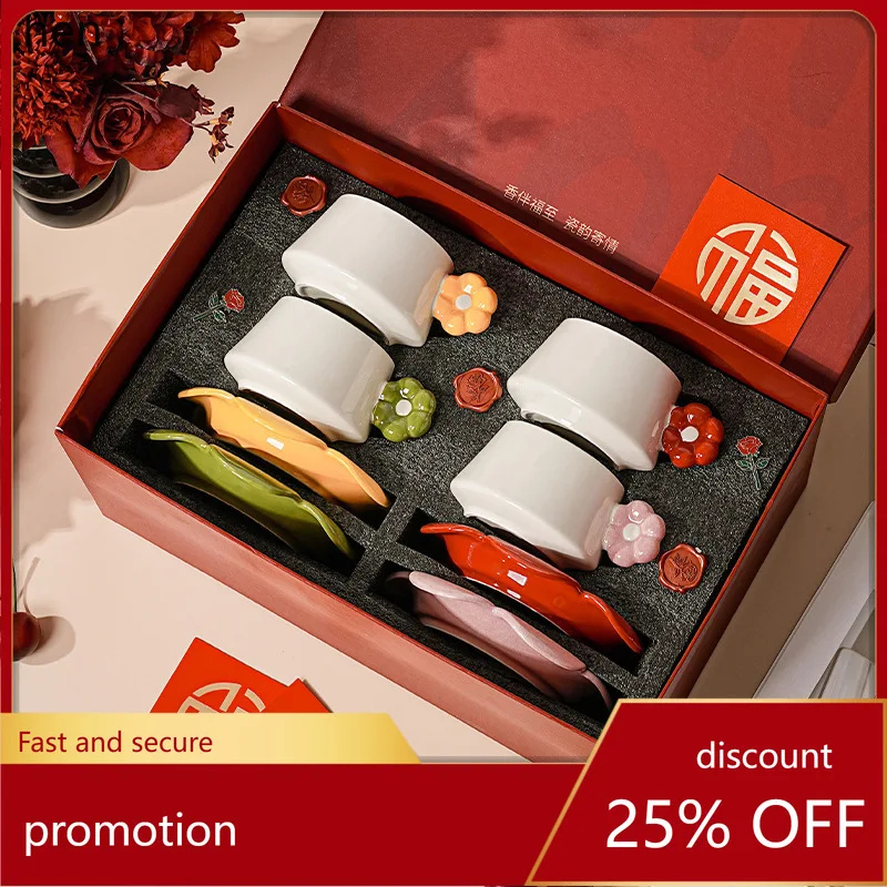 

Cz mug gift box for friends, practical and classy souvenir gift, engagement gift