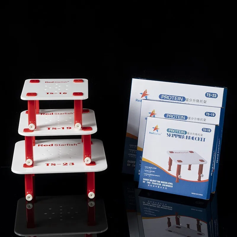 Rode Zeester Eiwitafschuimer Stand Acryl Multi Functie Stand Verstelbare Voor Saltwater Reef Aquarium Tank