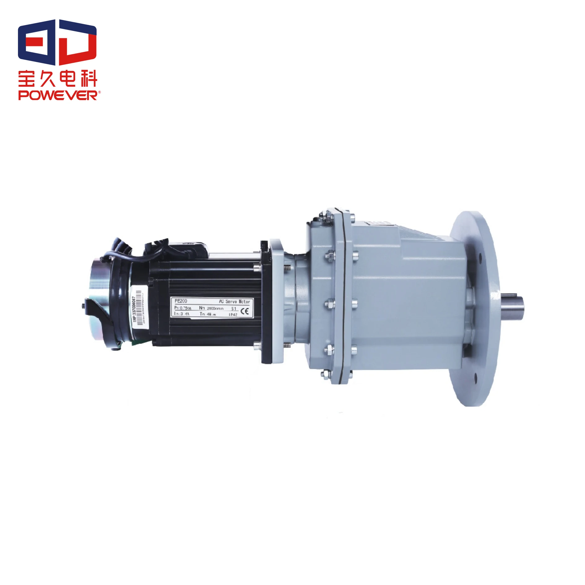 Industrial High Speed Spiral Door Automation Kit 750w 2000rpm Servo Moter And Controller Gate Opener