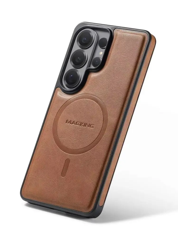 Etui na telefon DG.Ming Luxury do Samsung Galaxy S25 Plus Edge FE S26 Ultra, magnetyczne, skórzane, odporne na wstrząsy, tylna obudowa. — zdjęcie produktu 7