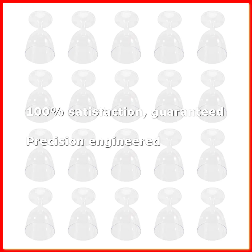 

Clear Plastic Wine Glass Recyclable - Shatterproof Wine Goblet - Disposable & Reusable Cups for Champagne, Dessert 20Pcs-A79M