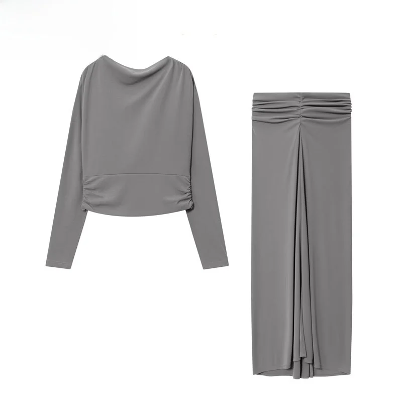 

ZBZR, осенние новые женские искусственные украшения, плиссированная верхняя юбка, комплект Faion 47722 4772504, европейский комплект для взрослых и женщин...