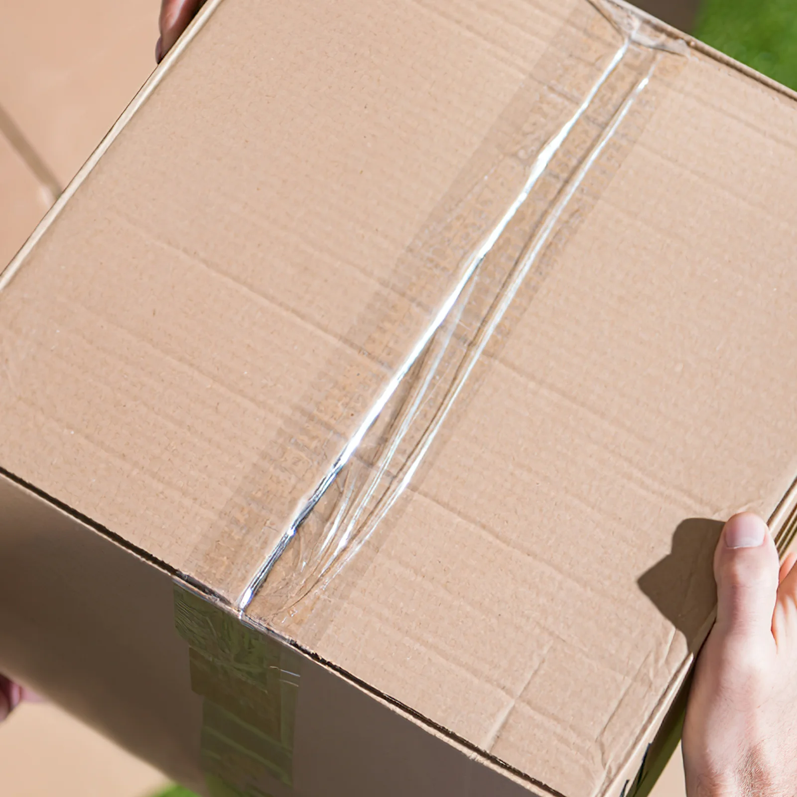 4 قطعة 4 لفات تعبئة واضحة للحزمة صناديق متحركة الثقيلة لفات الختم التعبئة والتغليف عبوة صندوق الشريط الشريط #1