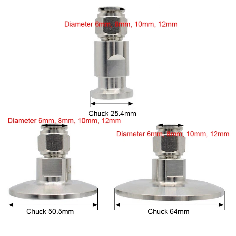 316L Rvs Luchtpijp Quick Turn Quick Connector Slang Klem Connector Npt