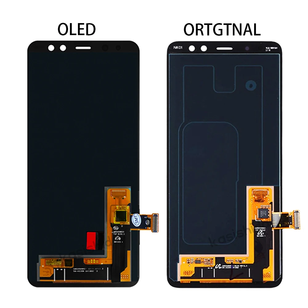 LCD Super AMOLED For Samsung Galaxy A8 2018 A530 A530F A530DS A530N LCD Display Touch Screen Assembly Digitizer 100% Tested