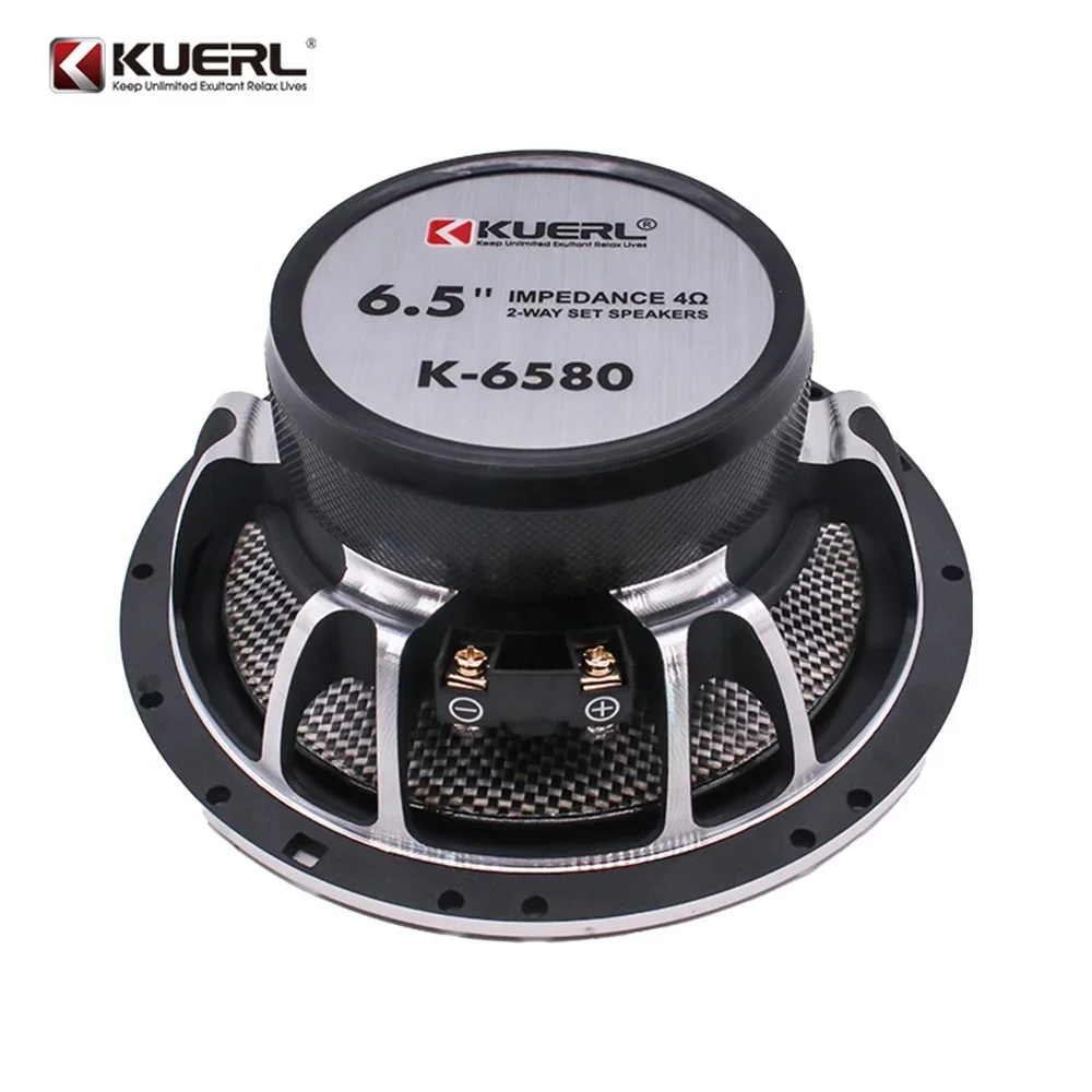 Factory wholesale new model 2 way car component speaker aluminum alloy basin stand speaker set for car