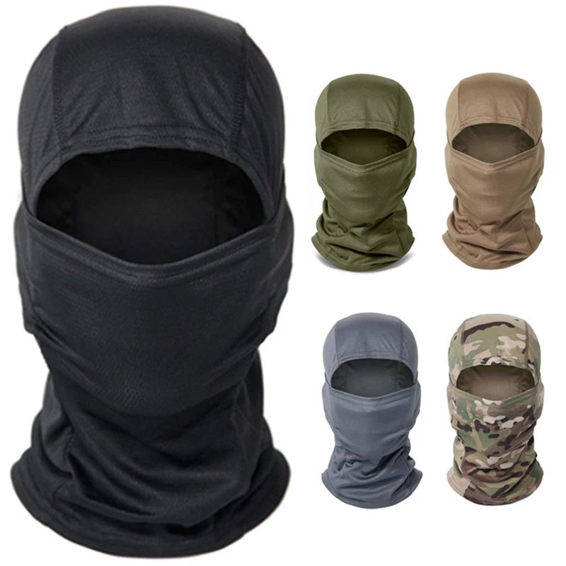 Outdoor Military Tactical Balaclava Bike Cycling Windproof Full Face Mask for Outdoor Hunting Hiking Motorcycle Full Face Mask