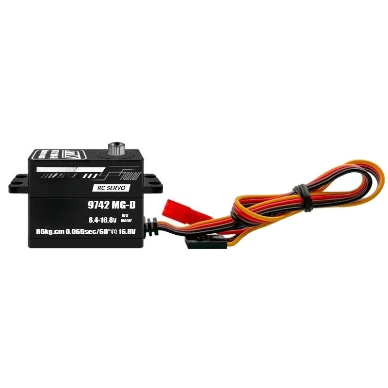 1pcs for Ptk 9742 MG-D 85KG Metal Brushless Servo 1/8 Drift Car, Low Servo Rc Car Steering Is Programmable