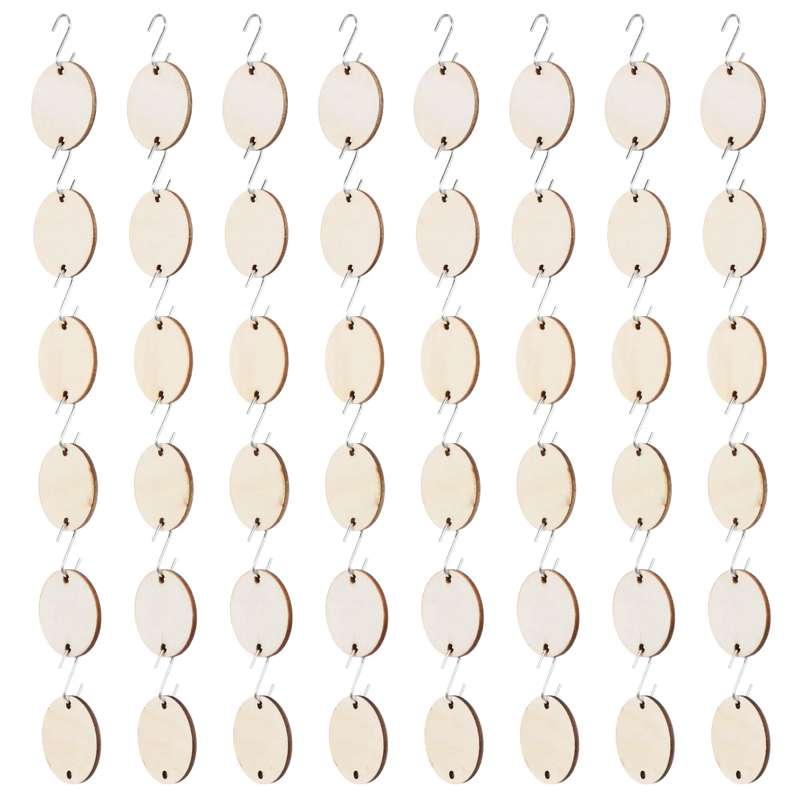 

1Set Wooden DIY Hanging Ornaments Natural Wood Slices for Home Decor Festive Pendant Crafts Handmade Painting Projects