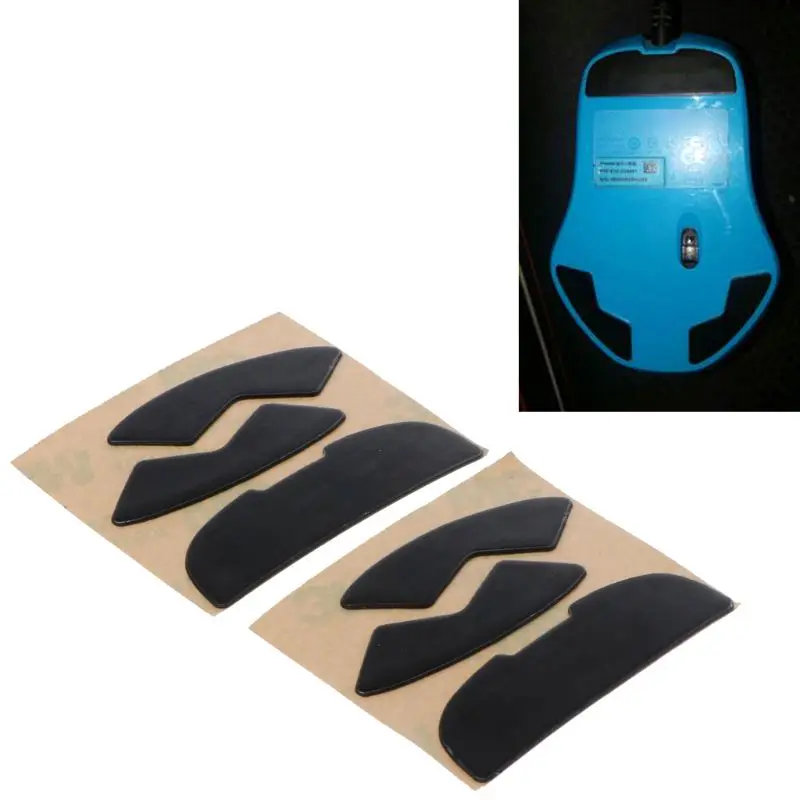 2 Sets Mouse Feet Pad Sticker for G300 G300S 0.6mm Thickness