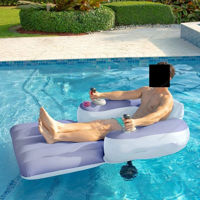 For Inflatable Water Power Seat Propulsion Boat Reclining Chair Inflatable Motorboat Racing Floating Row