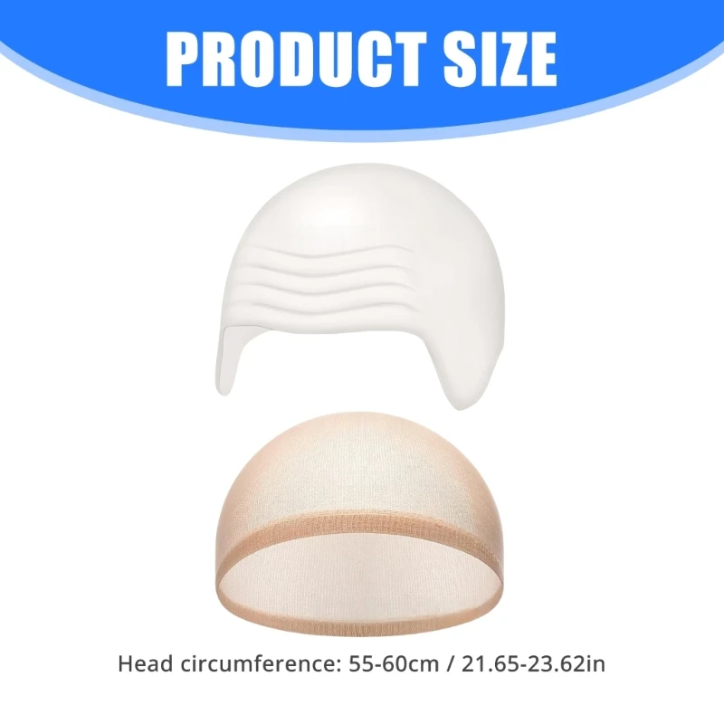 Bald Caps for Adults Kids Makeup Bald Head Caps Fake Bald Halloween Cosplay Costume Accessory Men Women Gifts