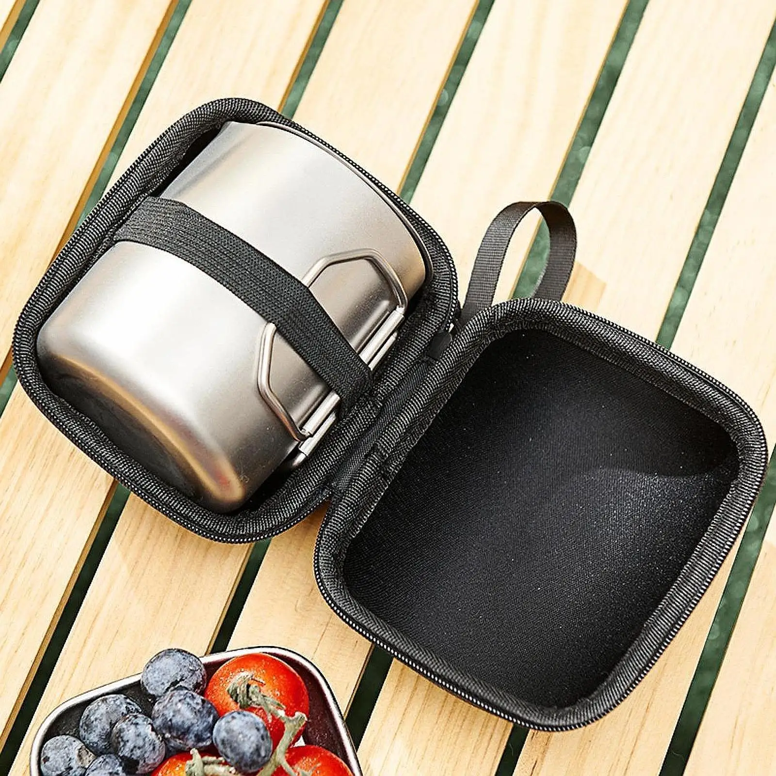 Titanium Tea Set Kung Fu Tea Pot Lightweight Chinese with Tea Cups Travel Teapot for Backpacking Home Office Camping Picnic