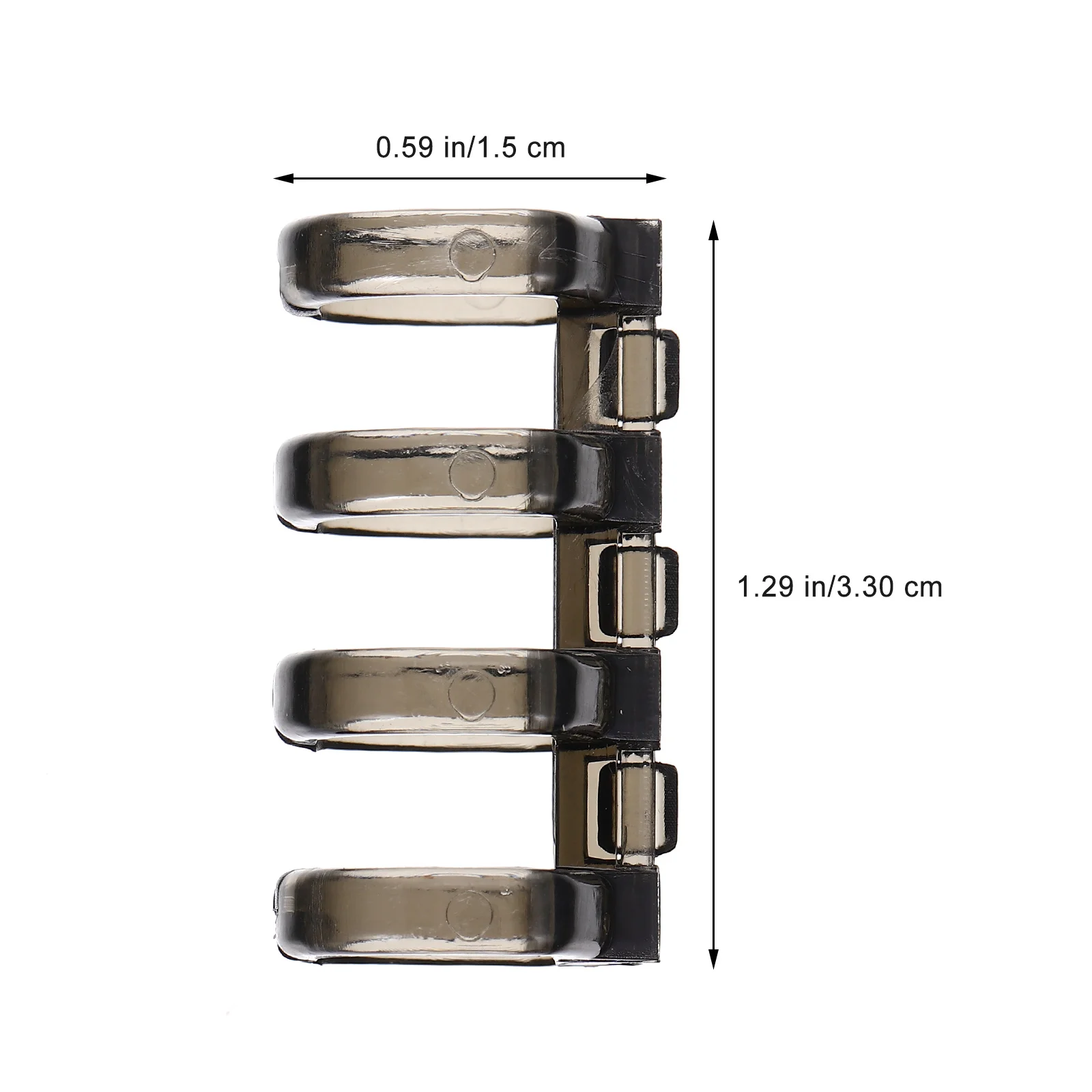 10 pezzi raccoglitore rimovibile per album, anello adesivo in plastica segmentata, forniture per studenti, forniture di cancelleria, file per ufficio