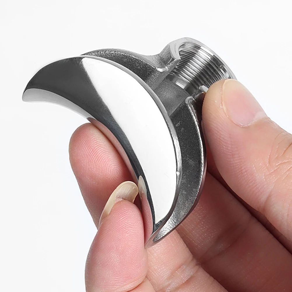 B01C-Semi-Automatic Coffee Machine Handle Diverter Nozzle Stainless Steel Drain Nozzle Diversion Nozzle 58Mm
