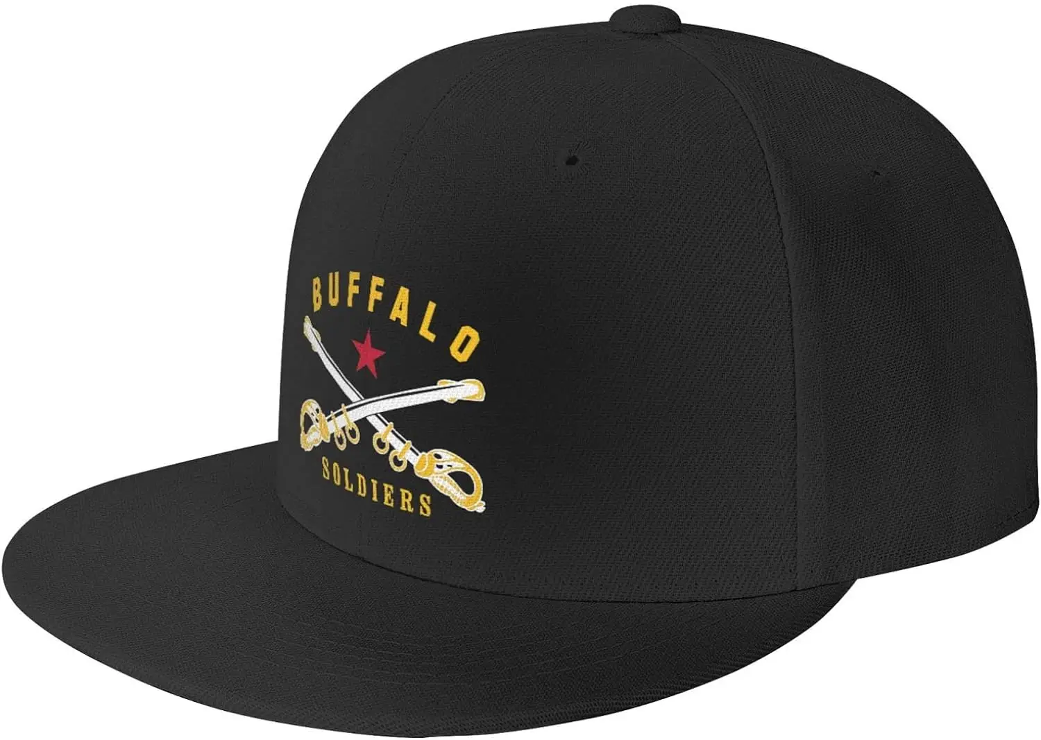 Buffalo Soldier America History Hat Adult Adjustable Baseball Cap Trucker Hats Black