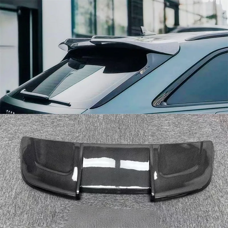 

For Audi RS6 C8 Real Carbon Fiber Top Tail Wing Rear Trunk Lip Car Accessories Refit Spoiler Kit