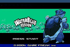 32bit game card : Water Blue ( English Version!! )