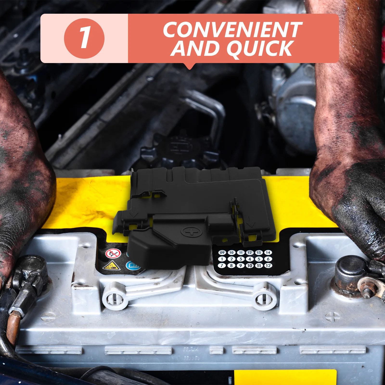 

Fuse Terminal Cover Plastic Waterproof Protective For Car Boat Decorative Auto Fuse Cap Replacement Insulated Protector