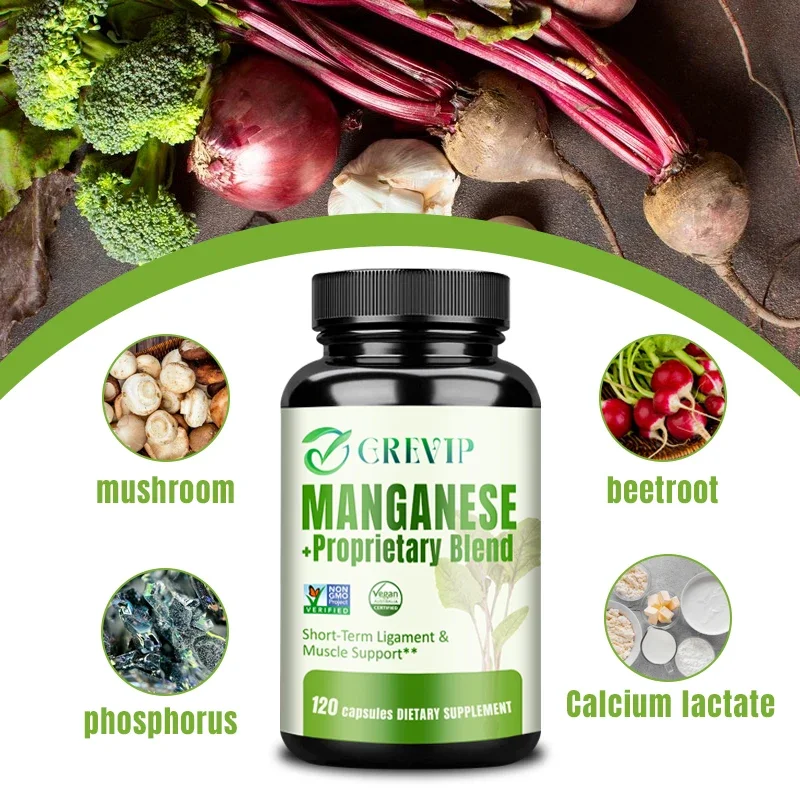 Manganese - Supports Joint and Muscle Health and Promotes Bone Growth