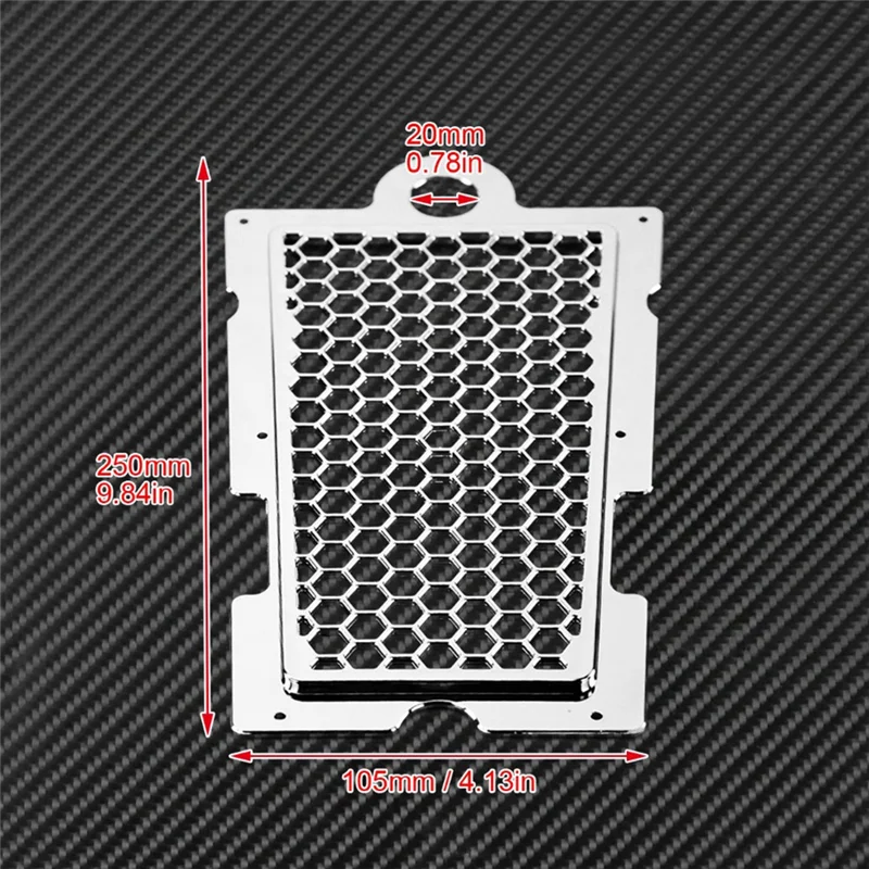 Motorcycle Honeycomb Mesh Radiator Guard Grille Oil Radiator Shield Protection Cover for Softail Fat Boy Street FXLR