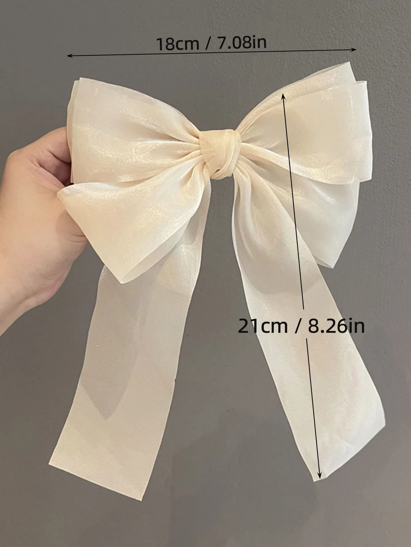 1 قطع الأزياء كودزو الشاش لامعة القوس Hairgrip للنساء الفتيات حزب إكسسوارات الشعر #5