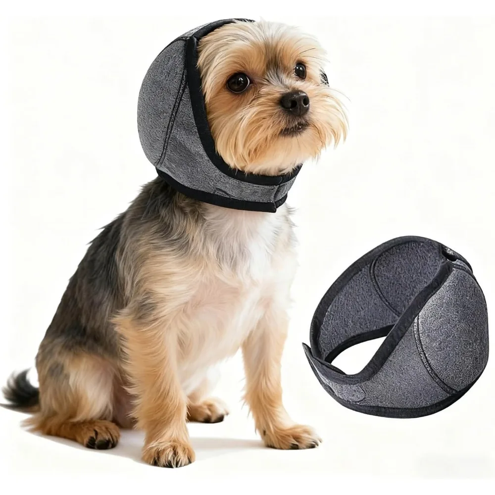 Dog Ear Muffs Noise Cancelling Pet Ear Cover Adjustable Anxiety Relief Calming Headband Fireworks Thunder Grooming Supplies