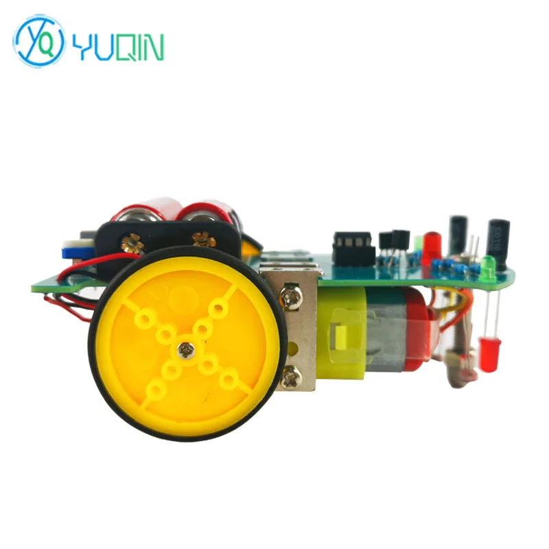 D2-7 Intelligent Tracking Car Kit Schweißroboter DIY elektronische Fertigungsteile