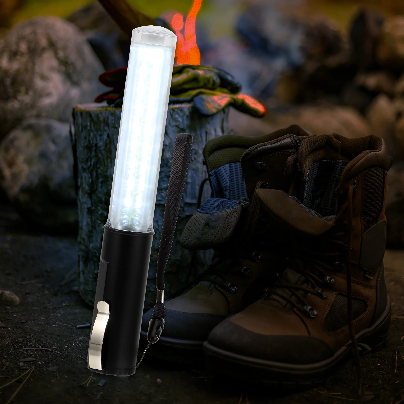

LED Flash Sticks Practical Cheering Glow Party Luminous Fans Traffic Rods Foam Light Reusable Decorative Bright ABS Concert